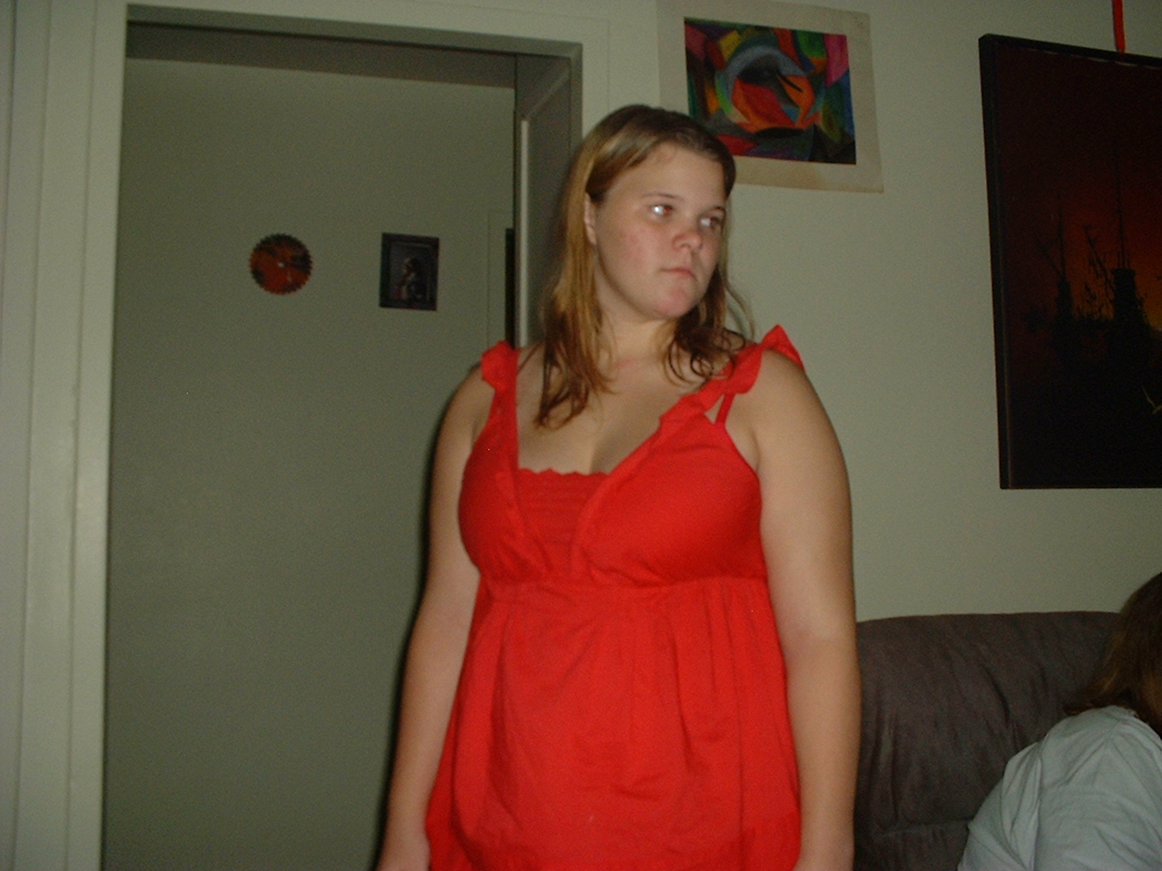 Yvonne in a Red Shirt